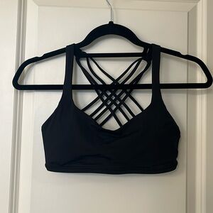 Lululemon black free to be wild sports bra